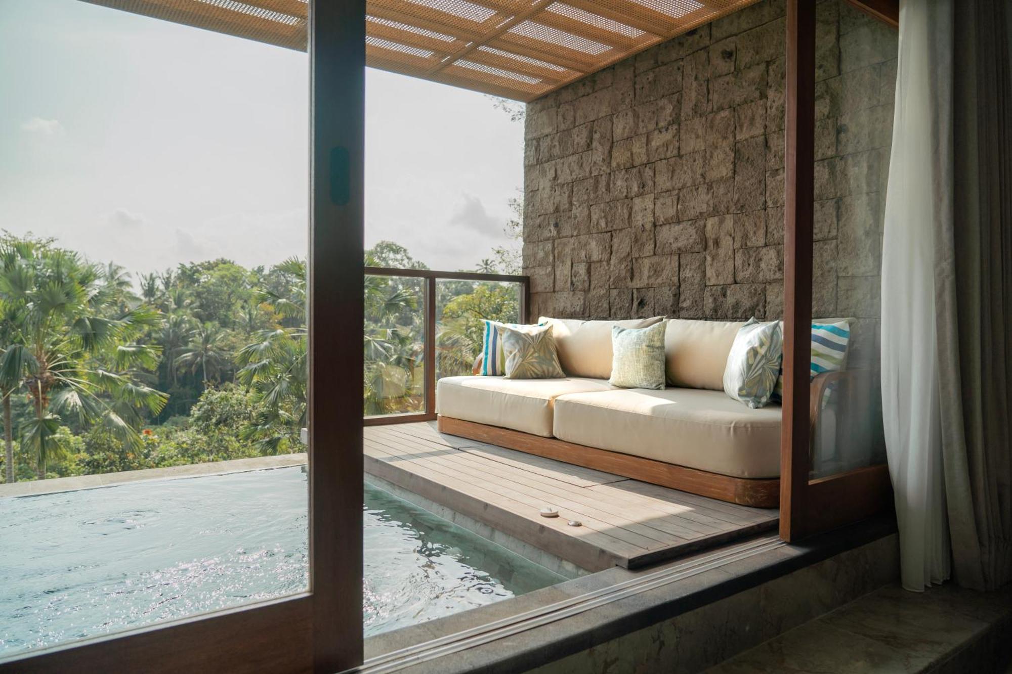 Goya Boutique Resort Ουμπούντ Εξωτερικό φωτογραφία A view of the private pool at the Villa